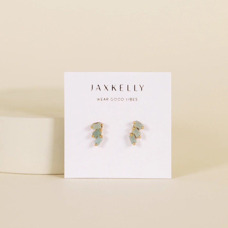 Offset Trio Stack Earrings