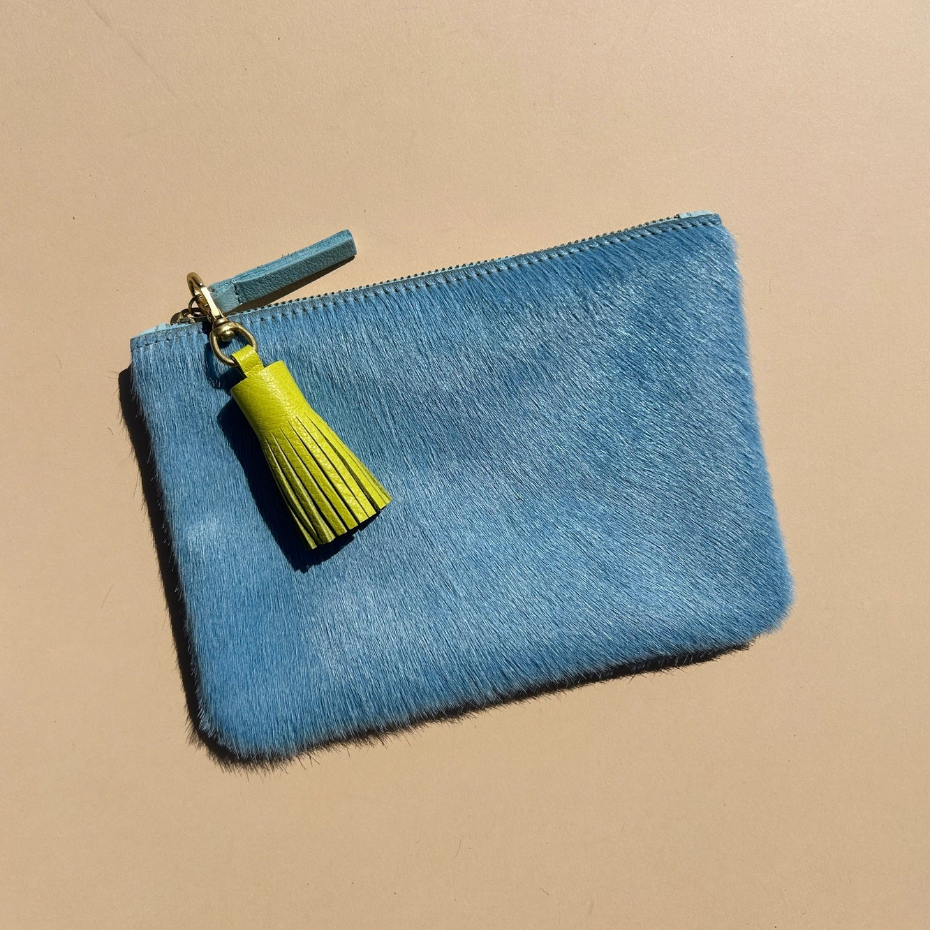 Leather Tassel Keychain