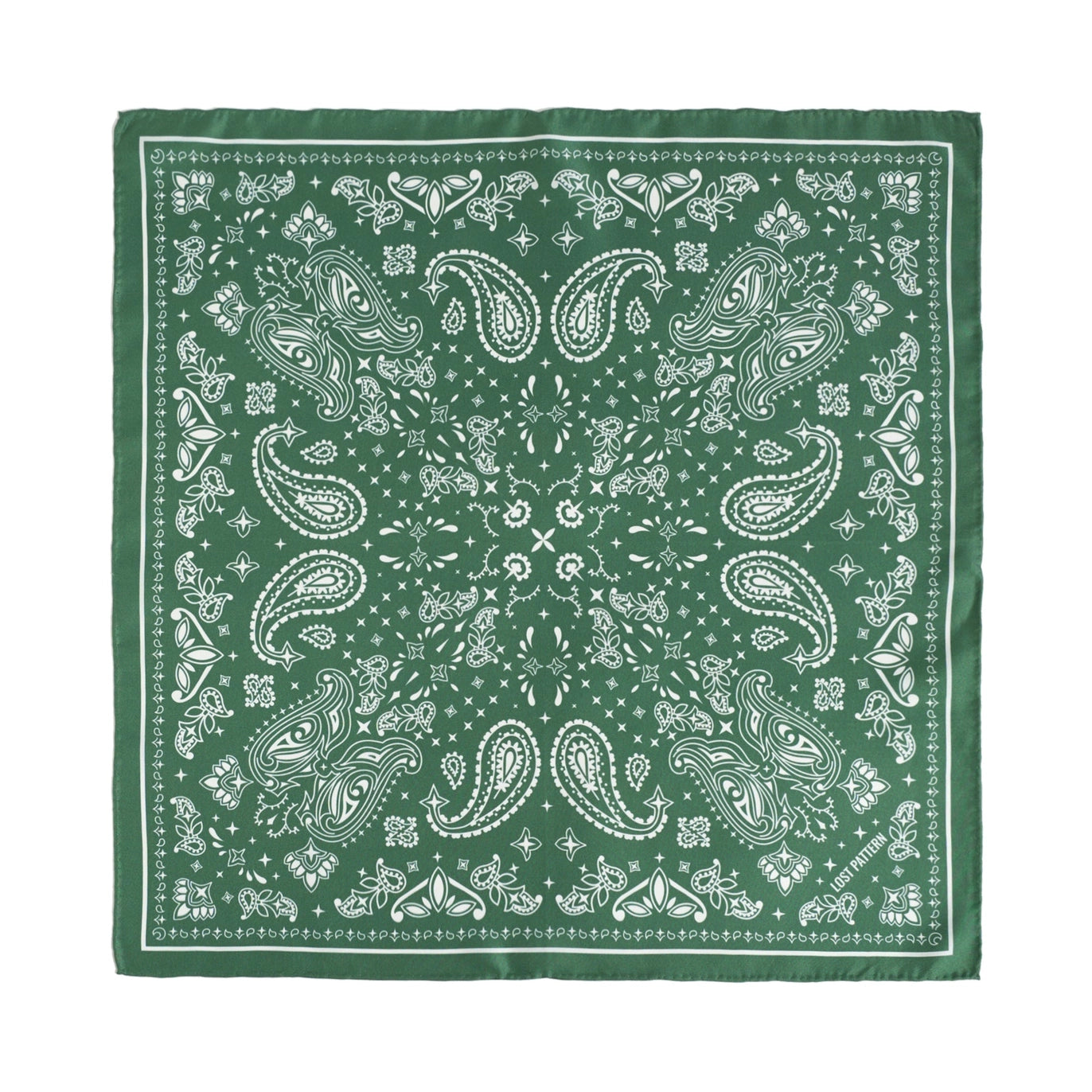 Paisley Silk Bandana Scarf