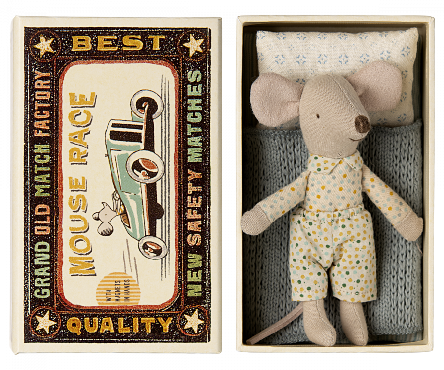 Little Brother Mouse in Matchbox