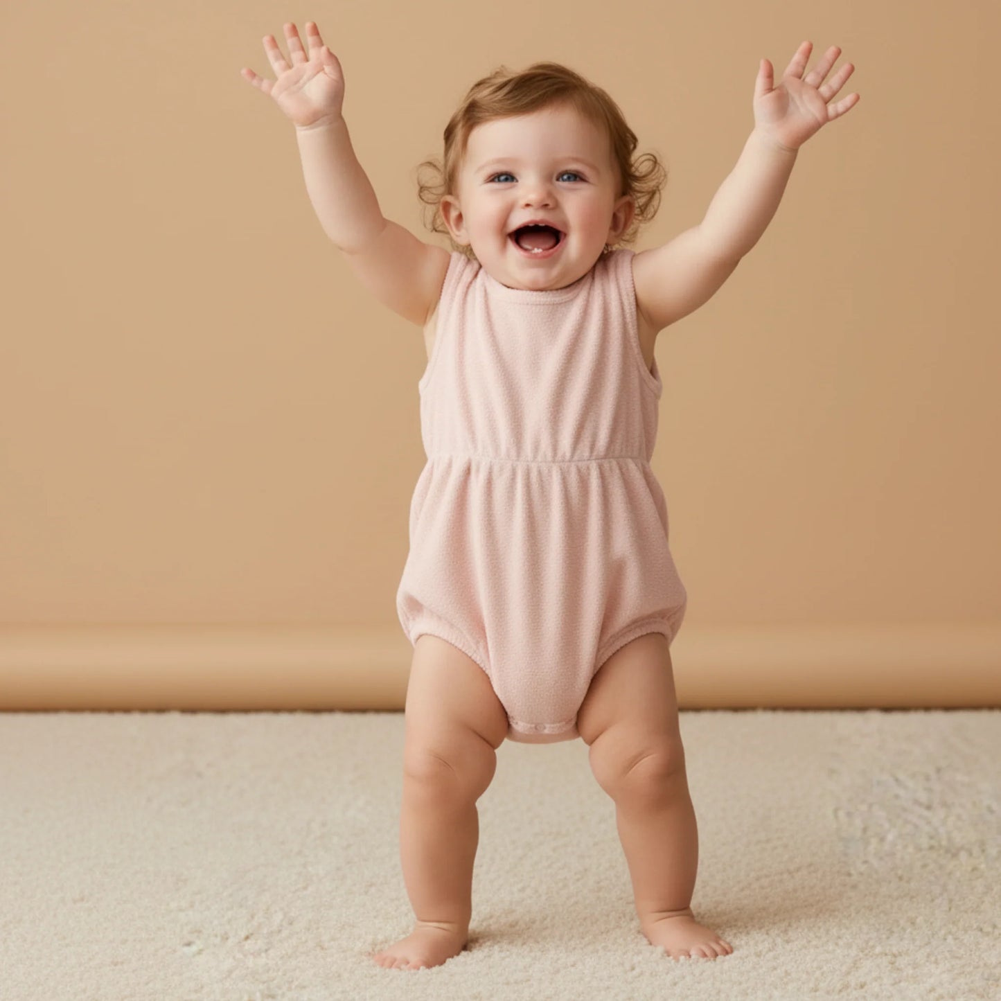 Blush Organic Clinch Romper