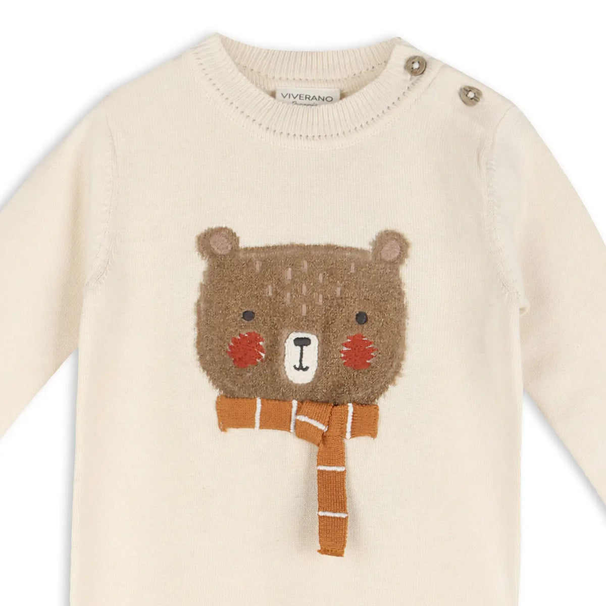 Furry Bear Knit Jumpsuit