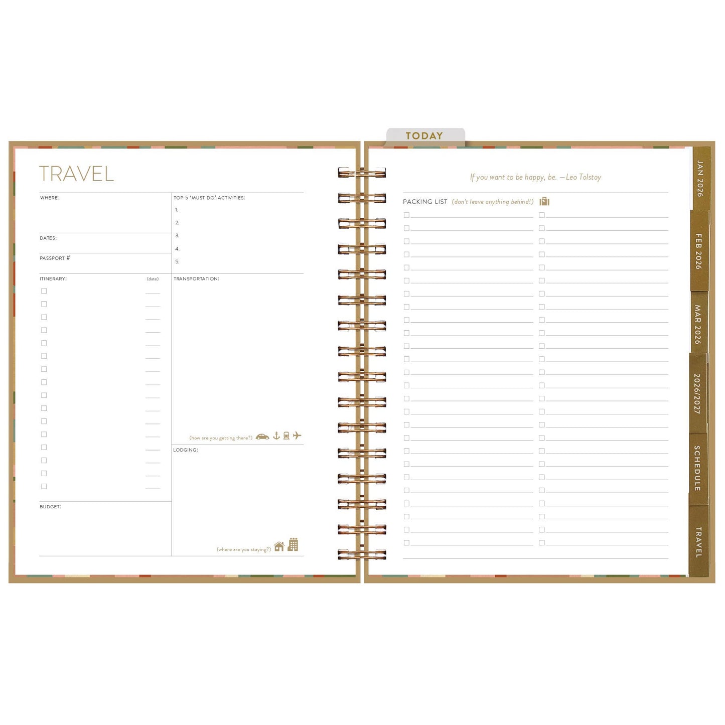 2026 Twelve Month Planner