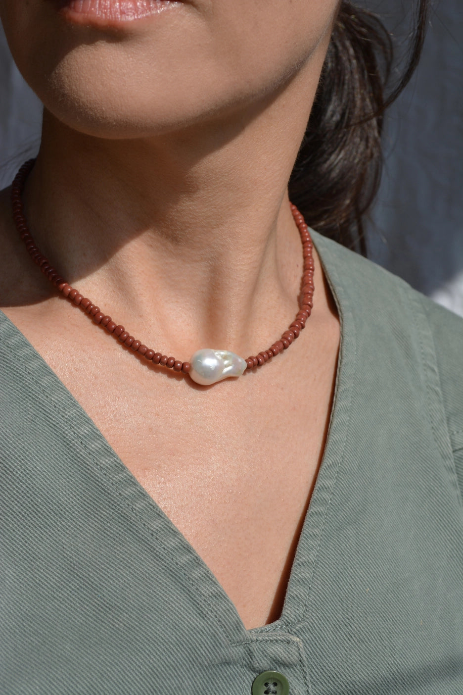Gemma Pearl Necklace