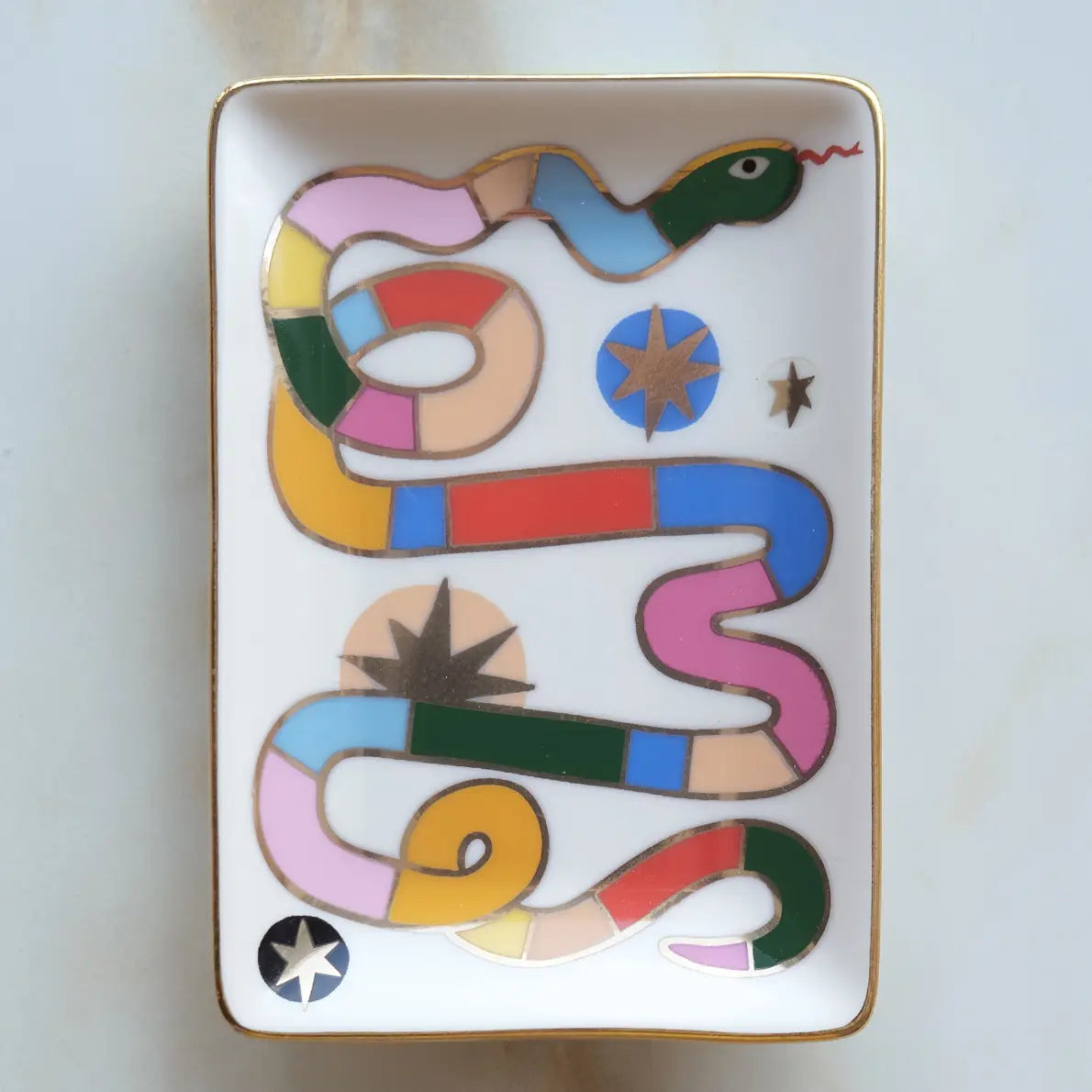 Rainbow Snake Trinket Tray