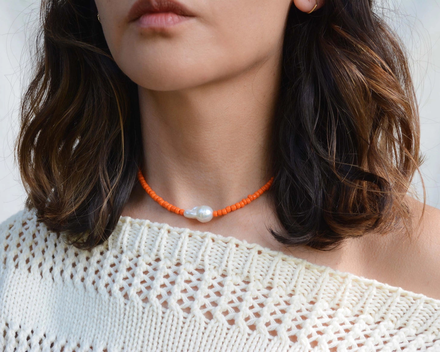 Gemma Pearl Necklace
