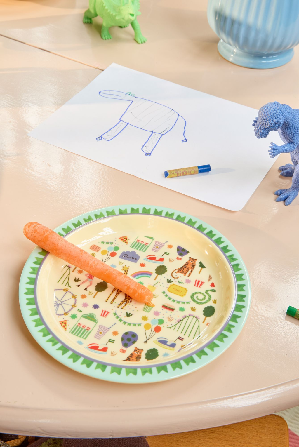 Fun Fair Melamine Kids Plate