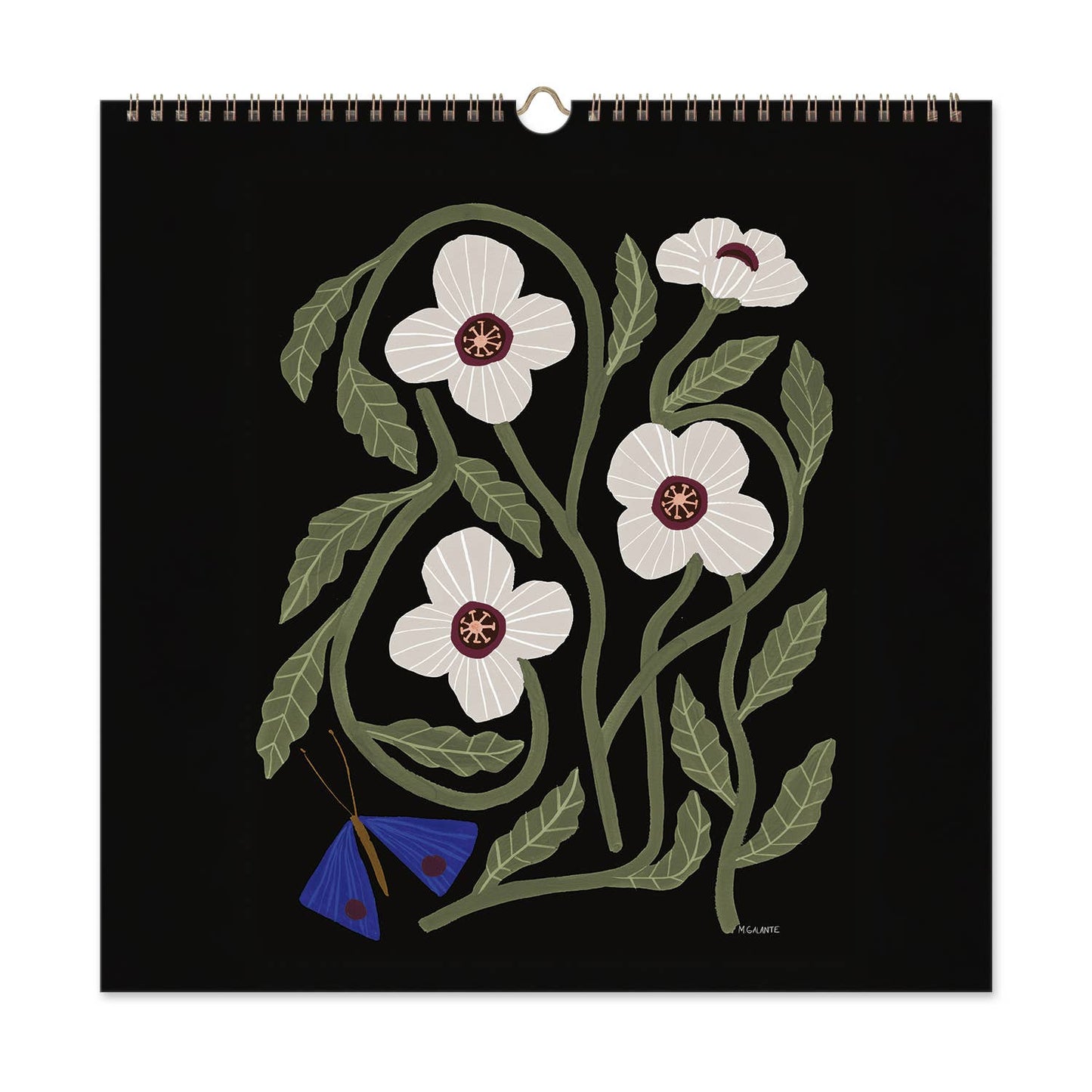2026 Garden Party 12 Month Classic Grid Calendar