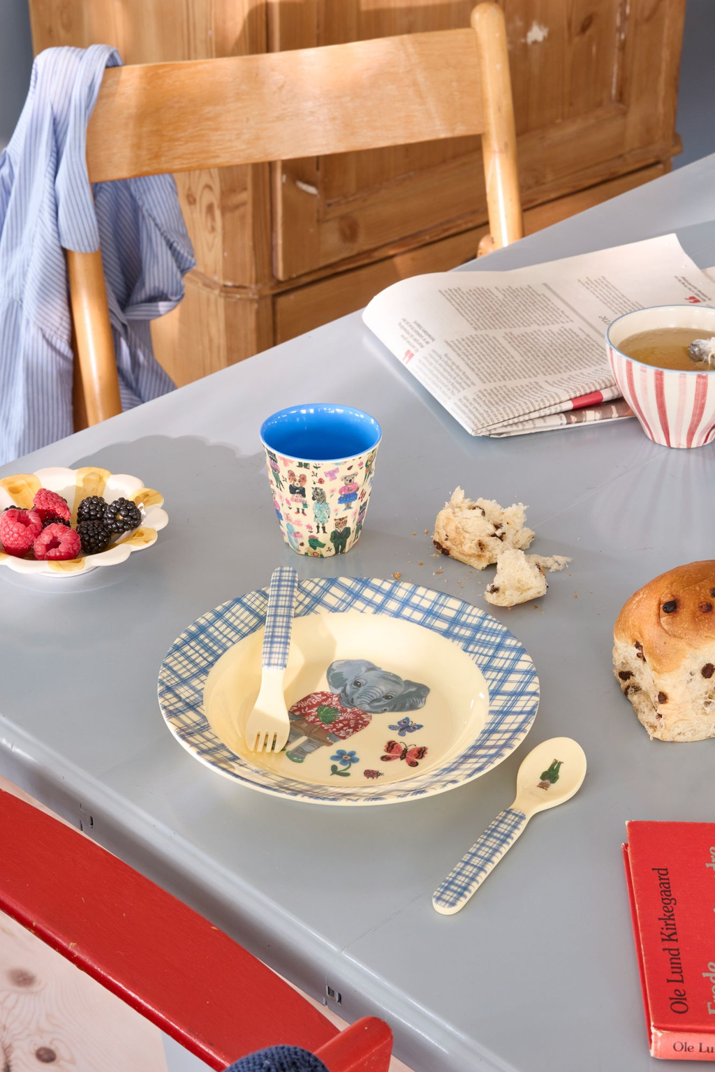 Nathalie Lété Elephant Melamine Kids Bowl