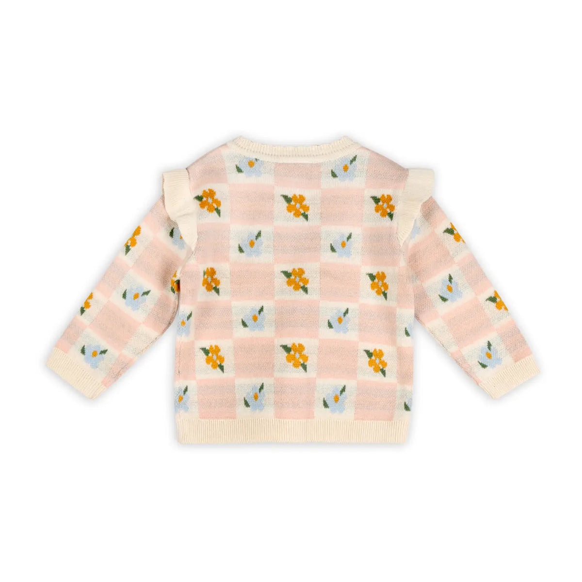 Mia Bouquet Jacquard Knit Cardigan