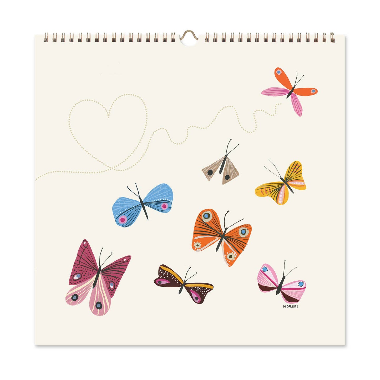 2026 Garden Party 12 Month Classic Grid Calendar