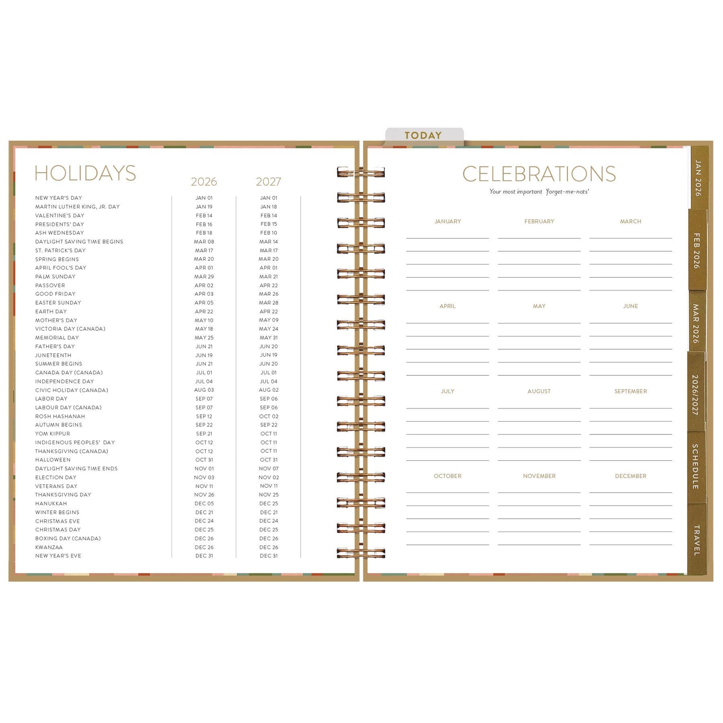2026 Twelve Month Planner