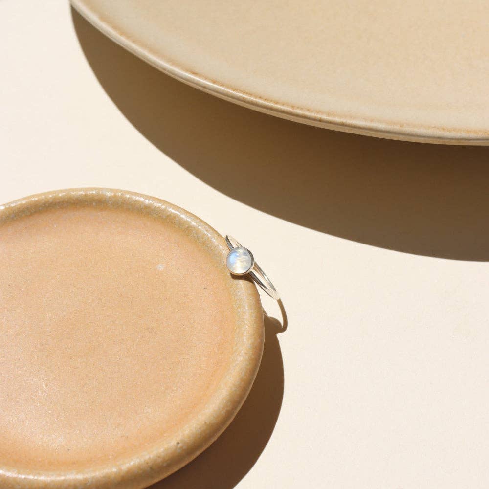 Moonstone Glow Ring