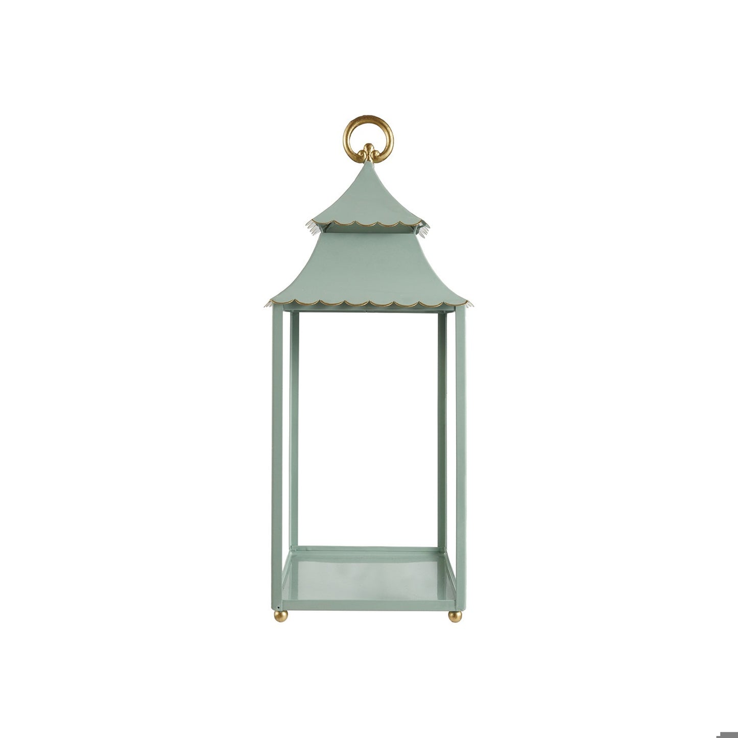 Metal Scalloped Lantern