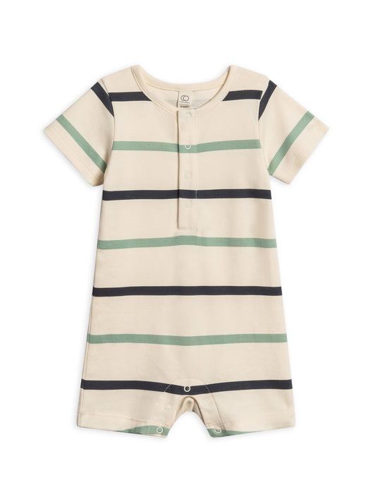 Organic Mason Short Sleeve Romper