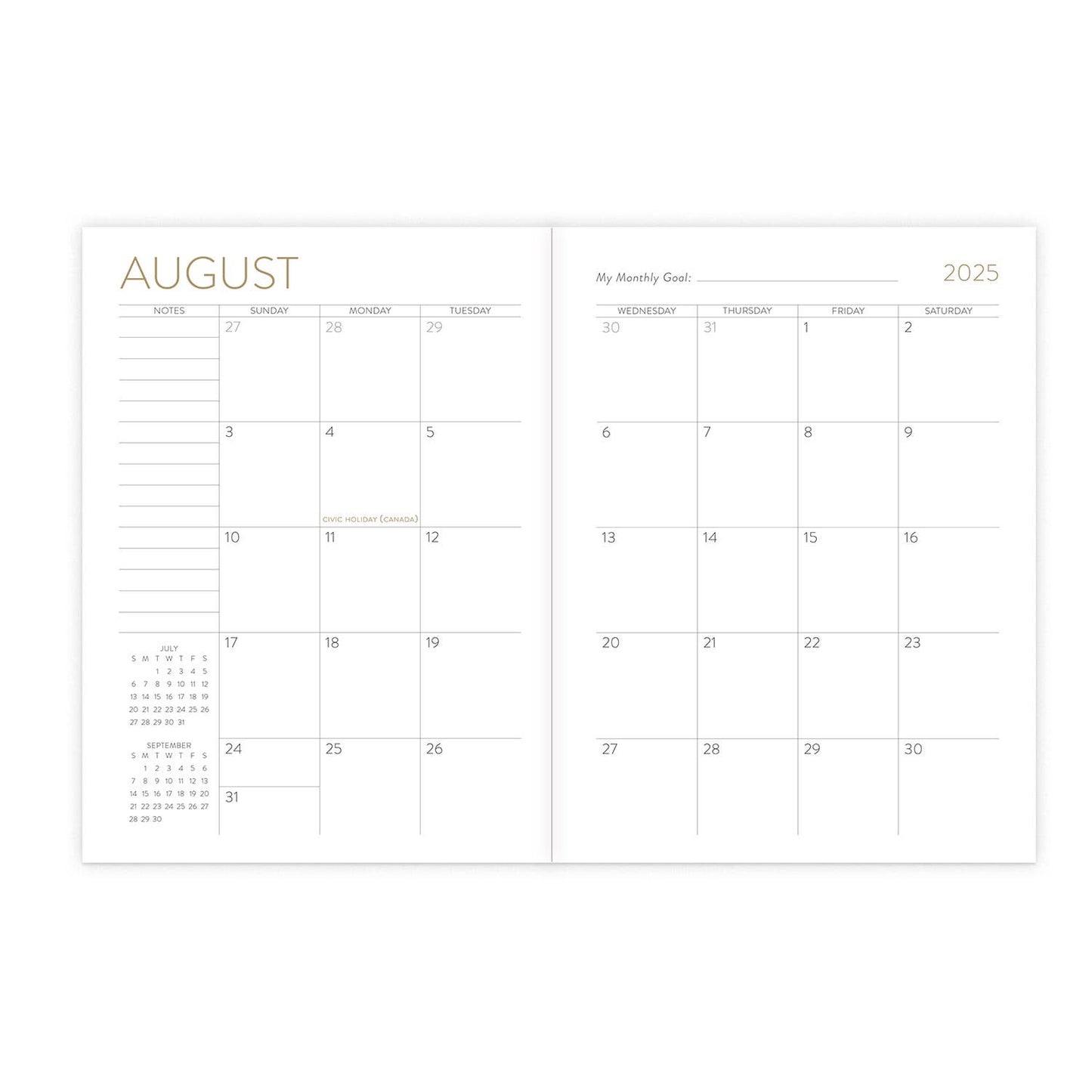 2025 - 2026 Love Note Seedlings On the Go Planner