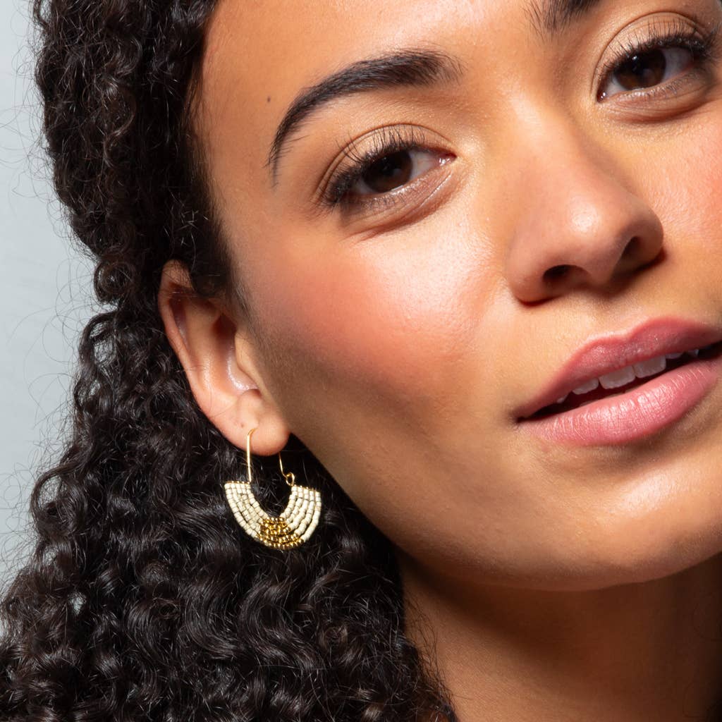 Chromacolor Miyuki U-Hoop Earring