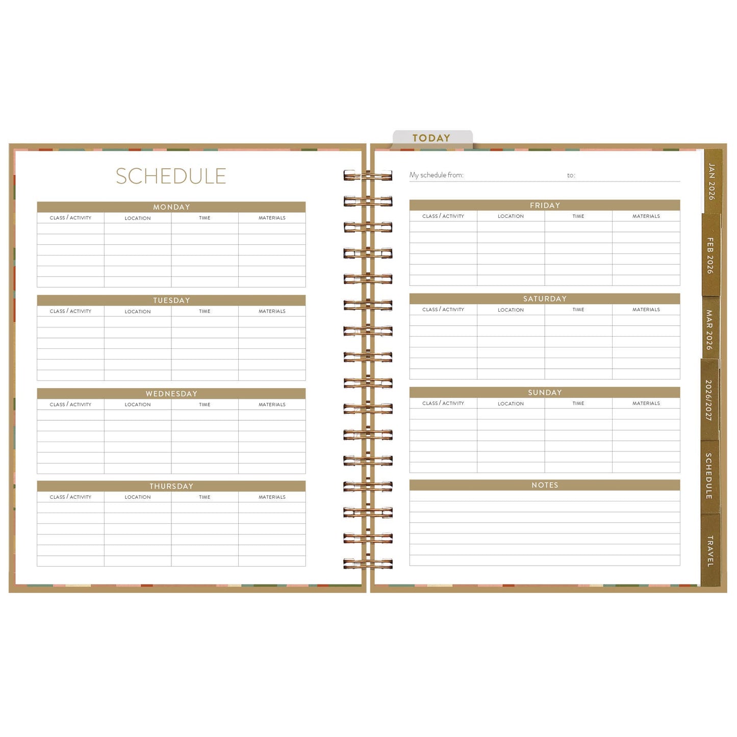 2026 Twelve Month Planner