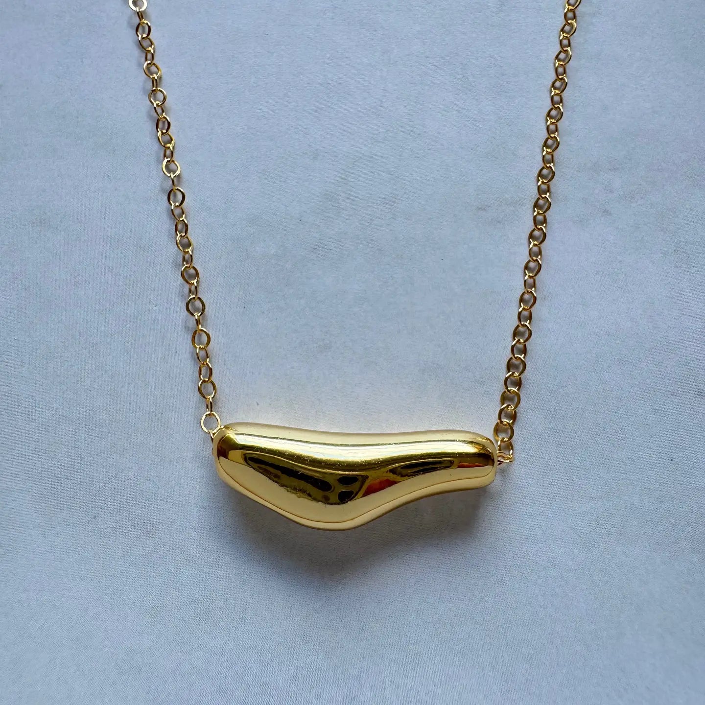 Hazel Gold Drip Necklace