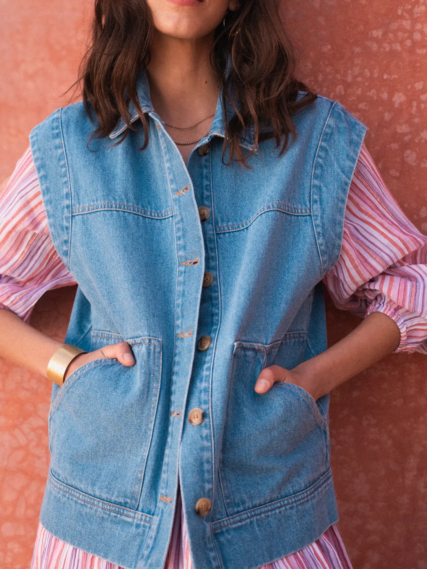 Noa Denim Vest