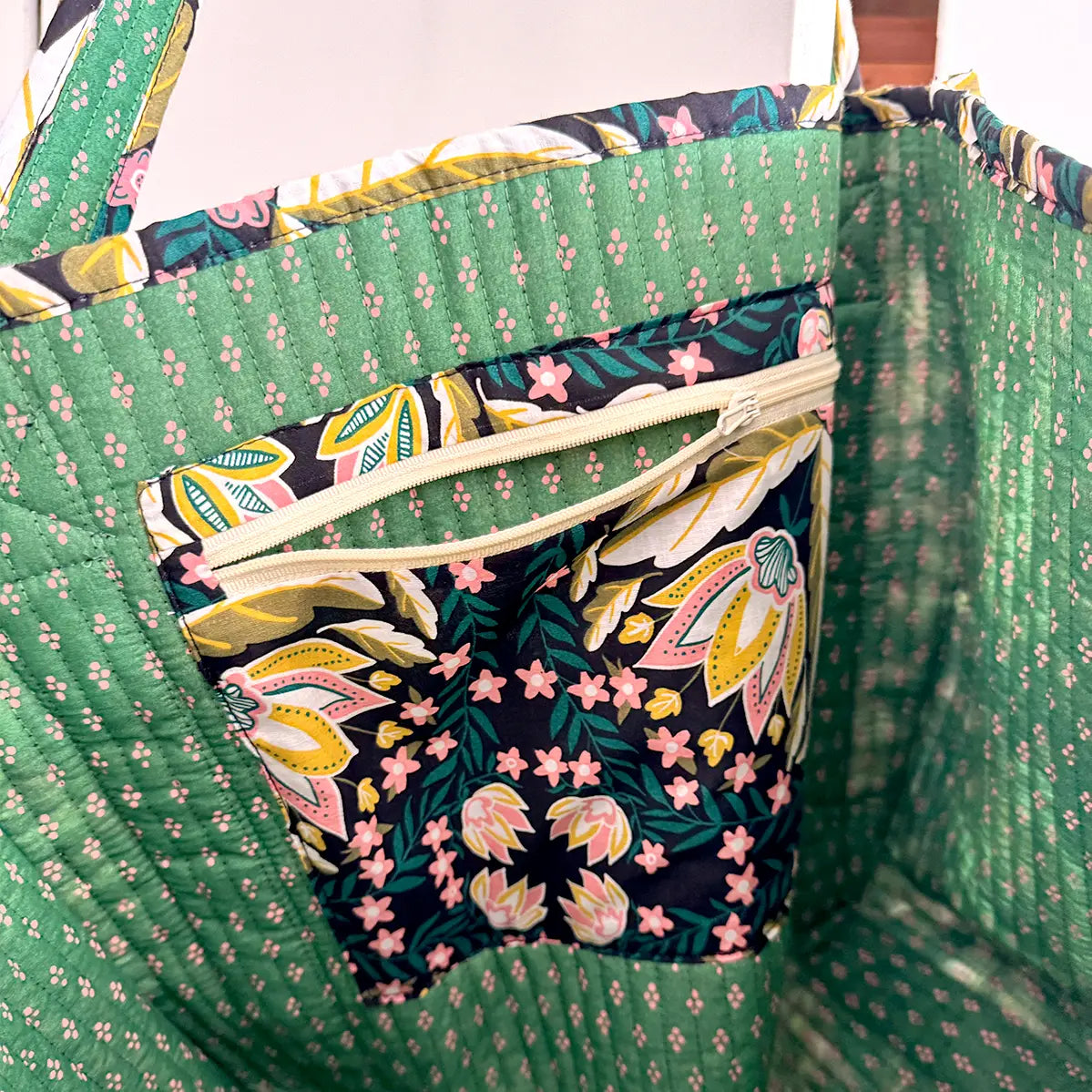 Quilted Tote Bag