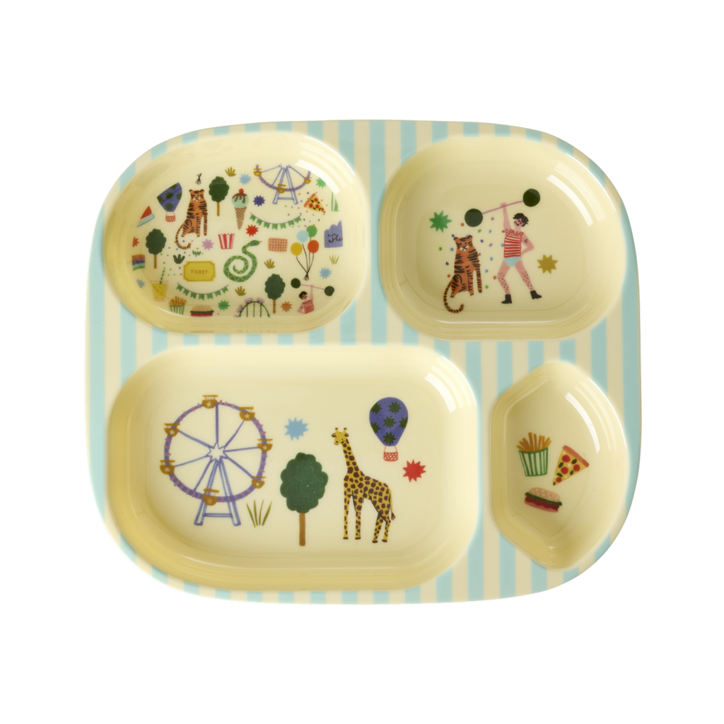 Fun Fair Melamine Kids Plate