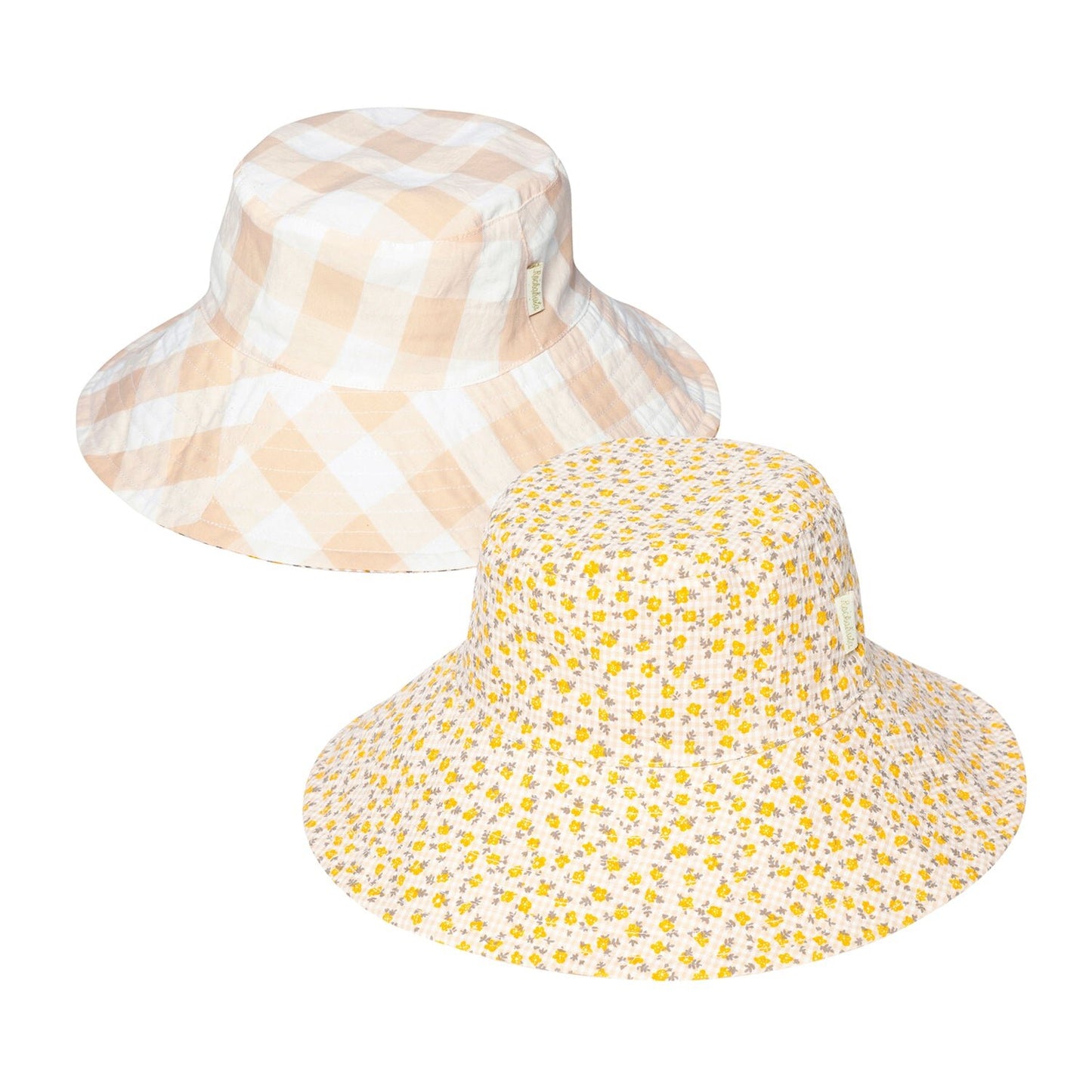 Ditsy Gingham Sun Hat