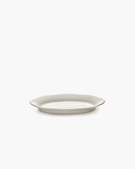 High Oval Silhouette Plate