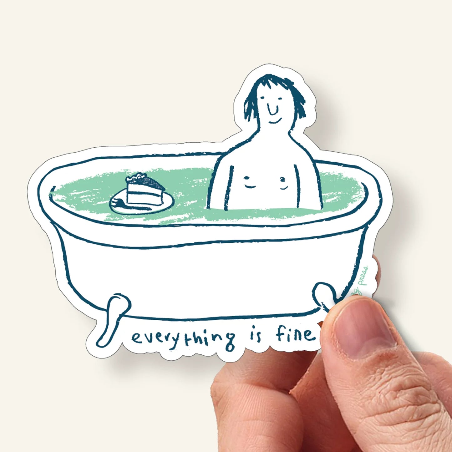 Everything is Fine Sticker