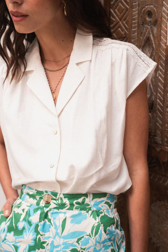 Ned Sleeveless Shirt