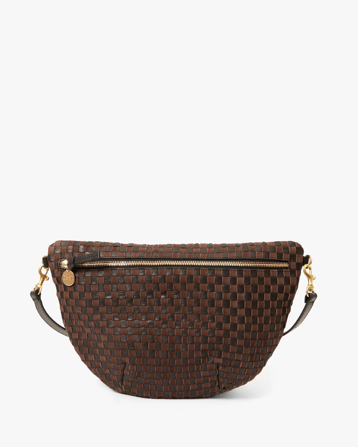 Black/Chocolate Woven Checker Grand Fanny