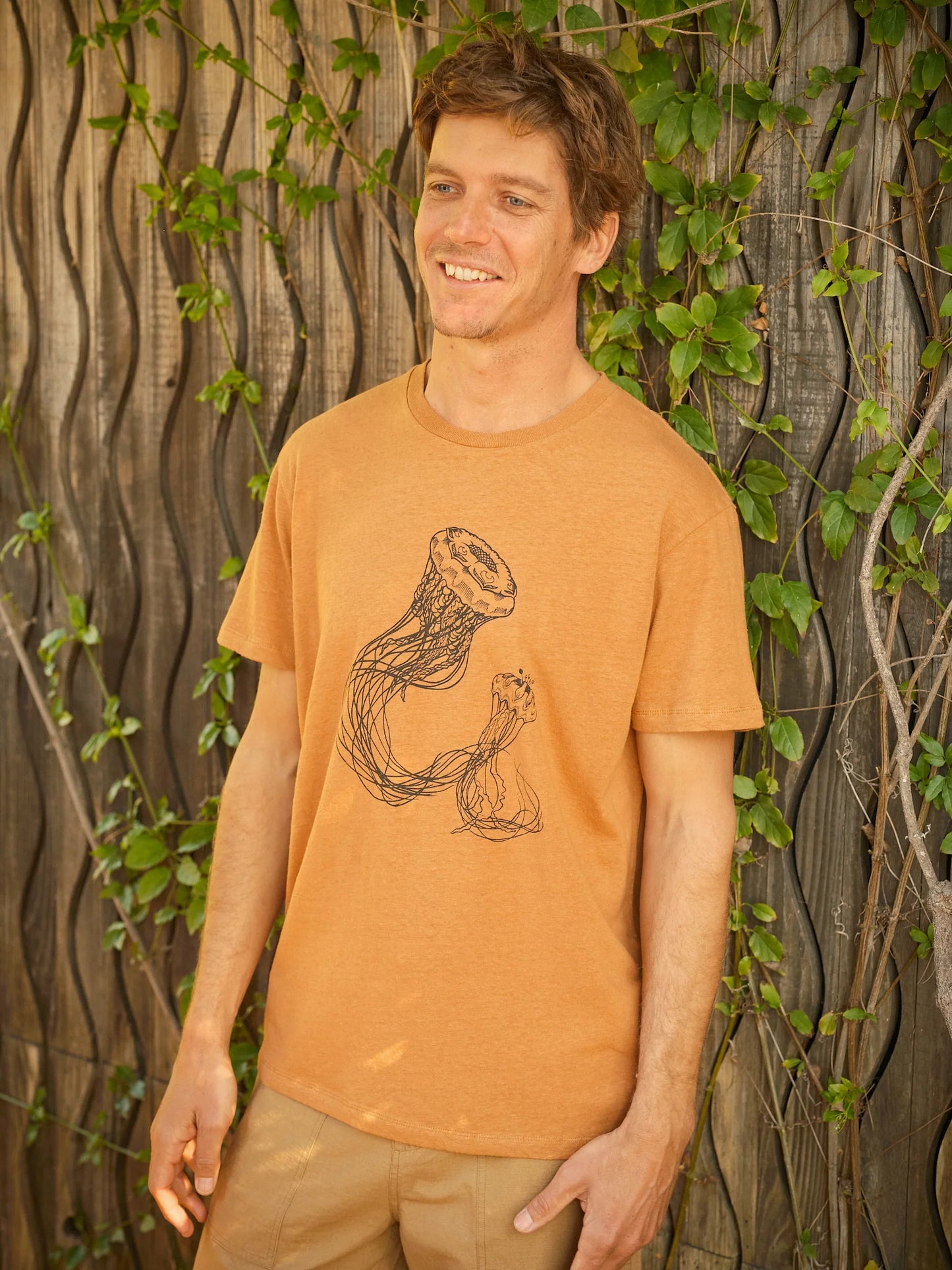 Jellyfish Tee, Orange