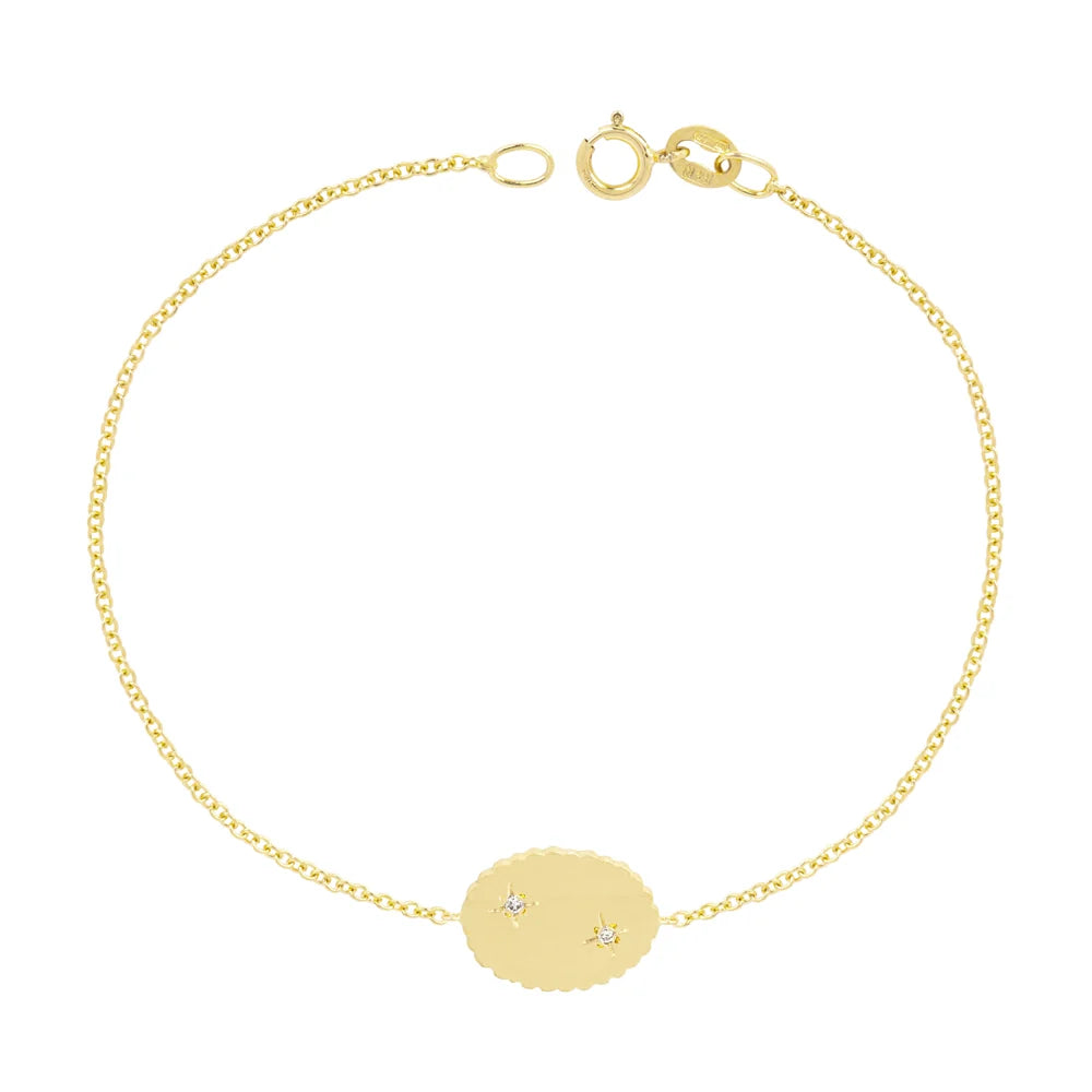 Bubble Signet Bracelet