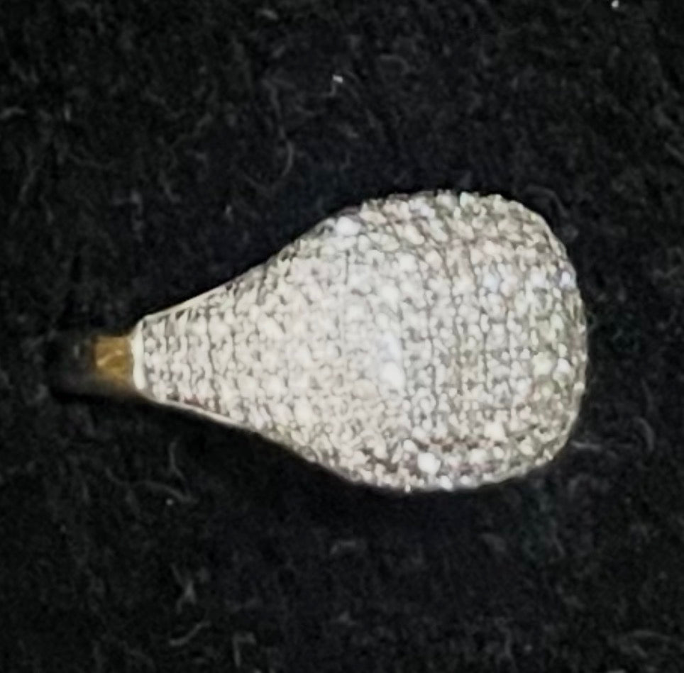 Modern Diamond Pave Ring