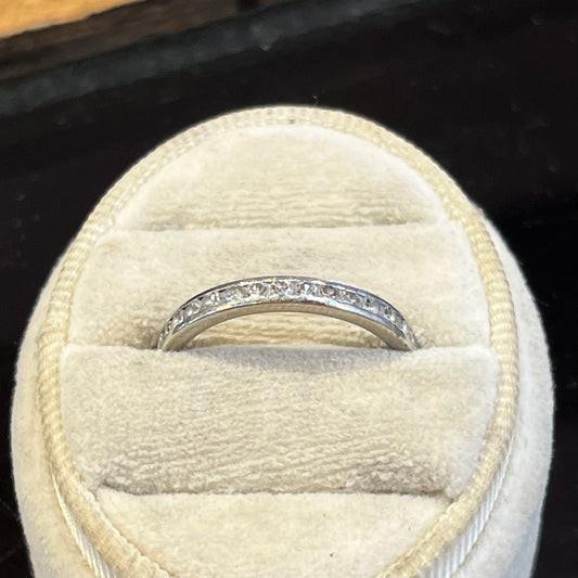 Deco Era Diamond Eternity Platinum Band