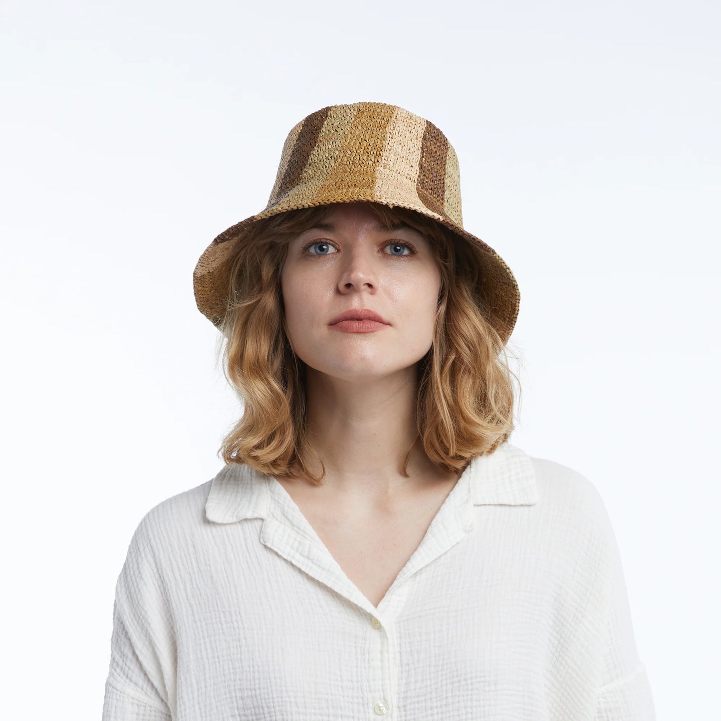 Bailey Raffia Bucket Hat