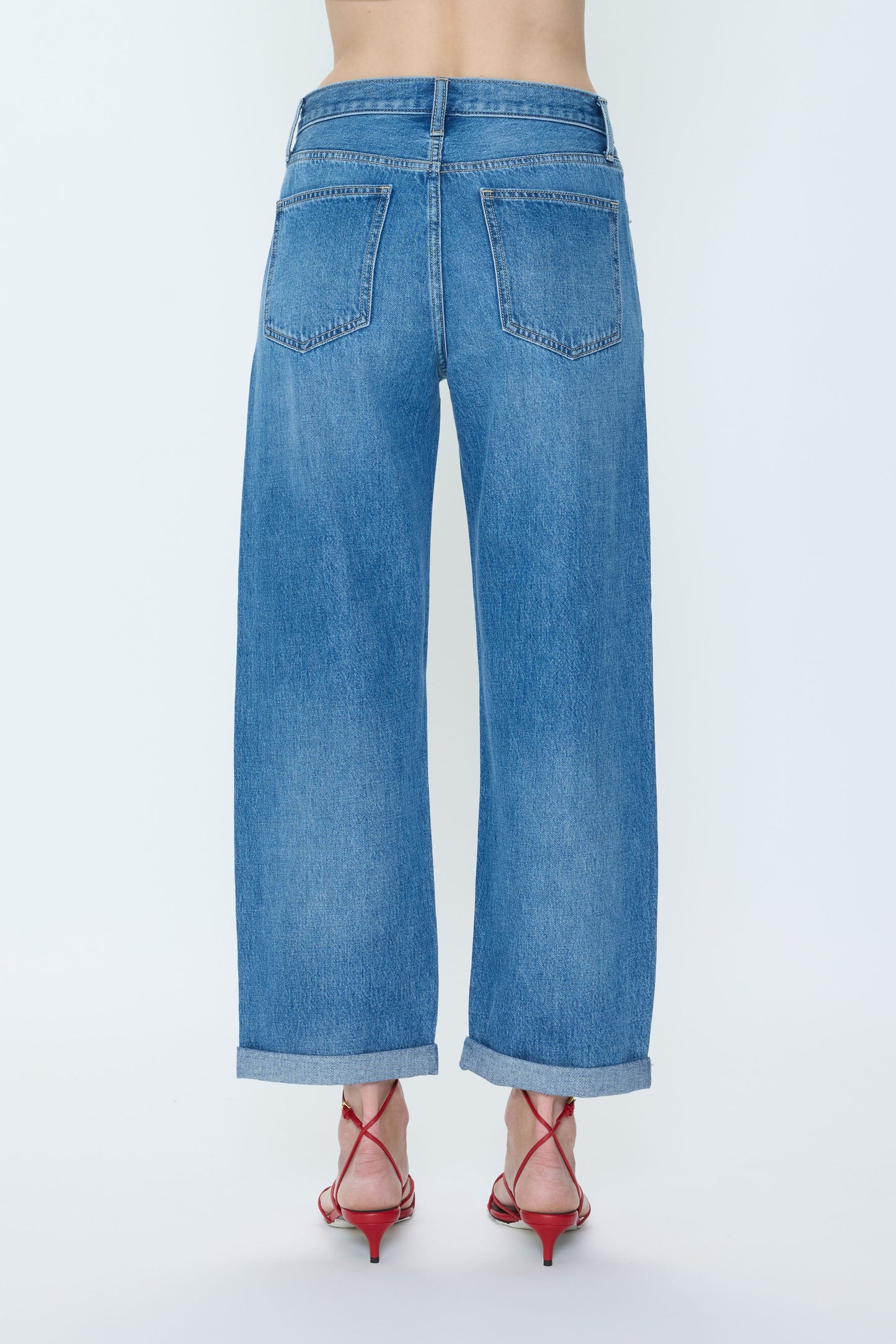 Donny Rolled Hem Boyfriend Jeans