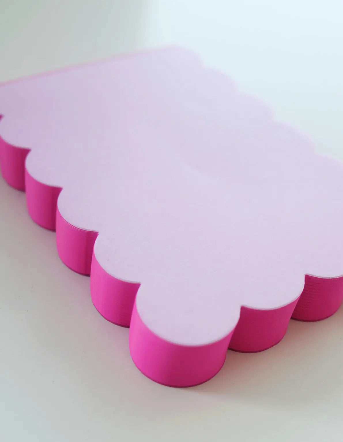 Scalloped Shaped Pad