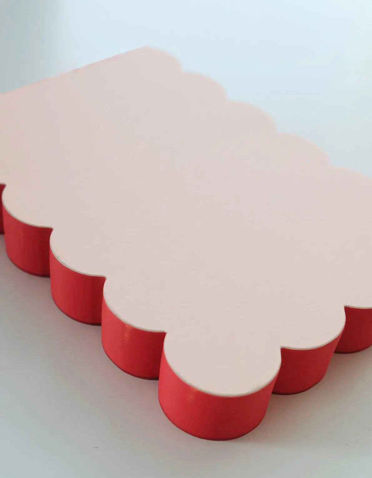Scalloped Shaped Pad