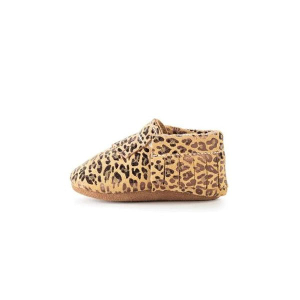Leopard Baby Moccasins