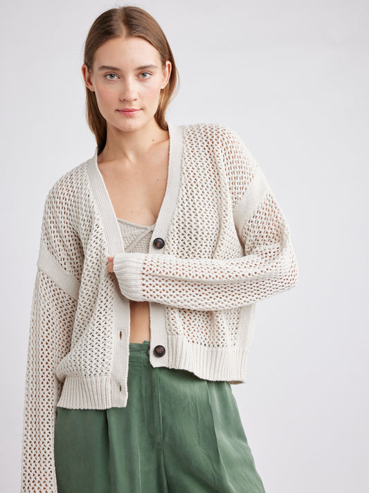 Fishnet Cardigan