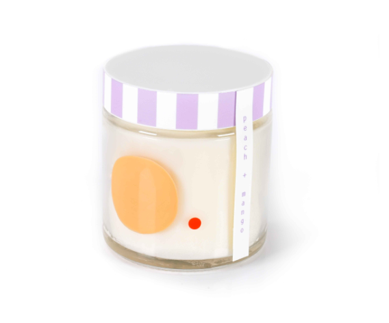 Playful Hand-painted Candles