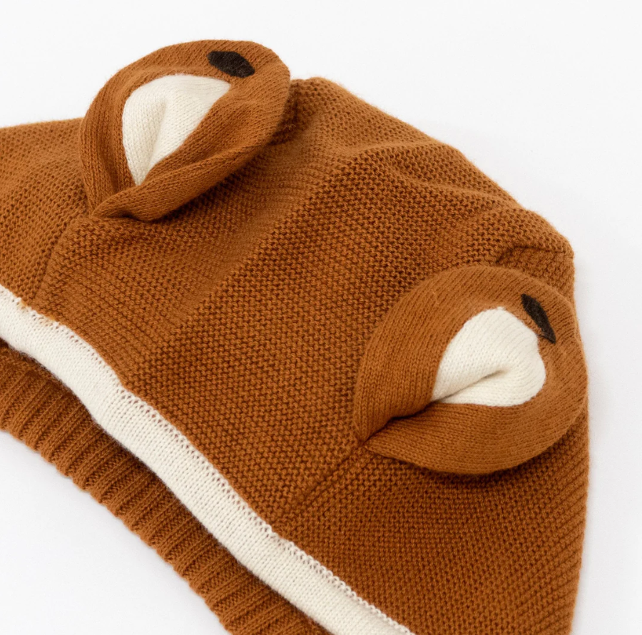 Fox Bonnet & Booties Set