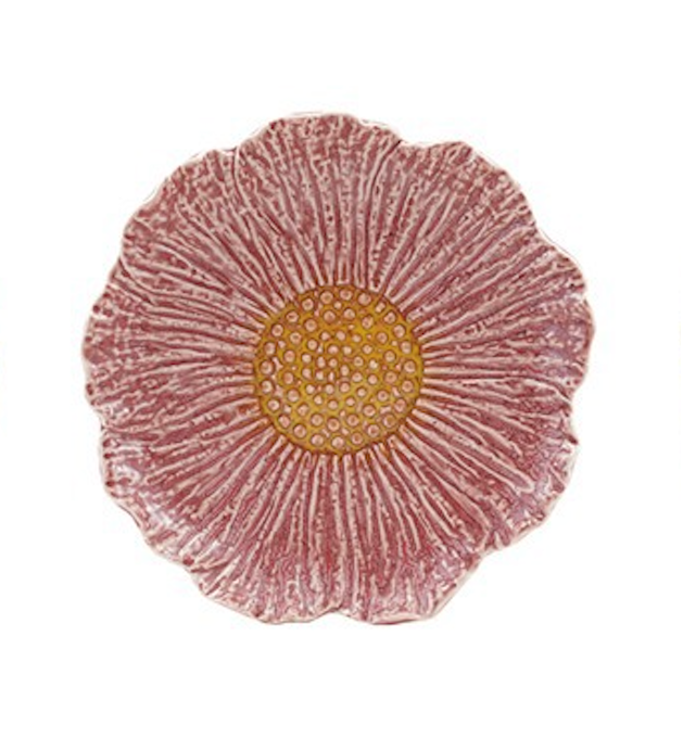 Stoneware Flower Plate