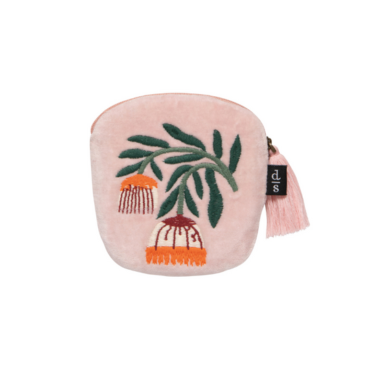 Embroidered Coin Purse