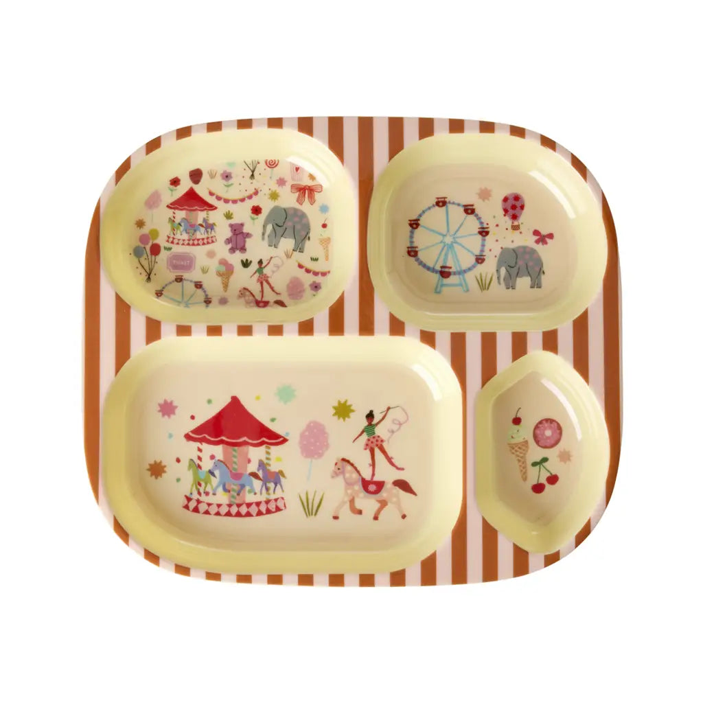 Fun Fair Melamine Kids Plate