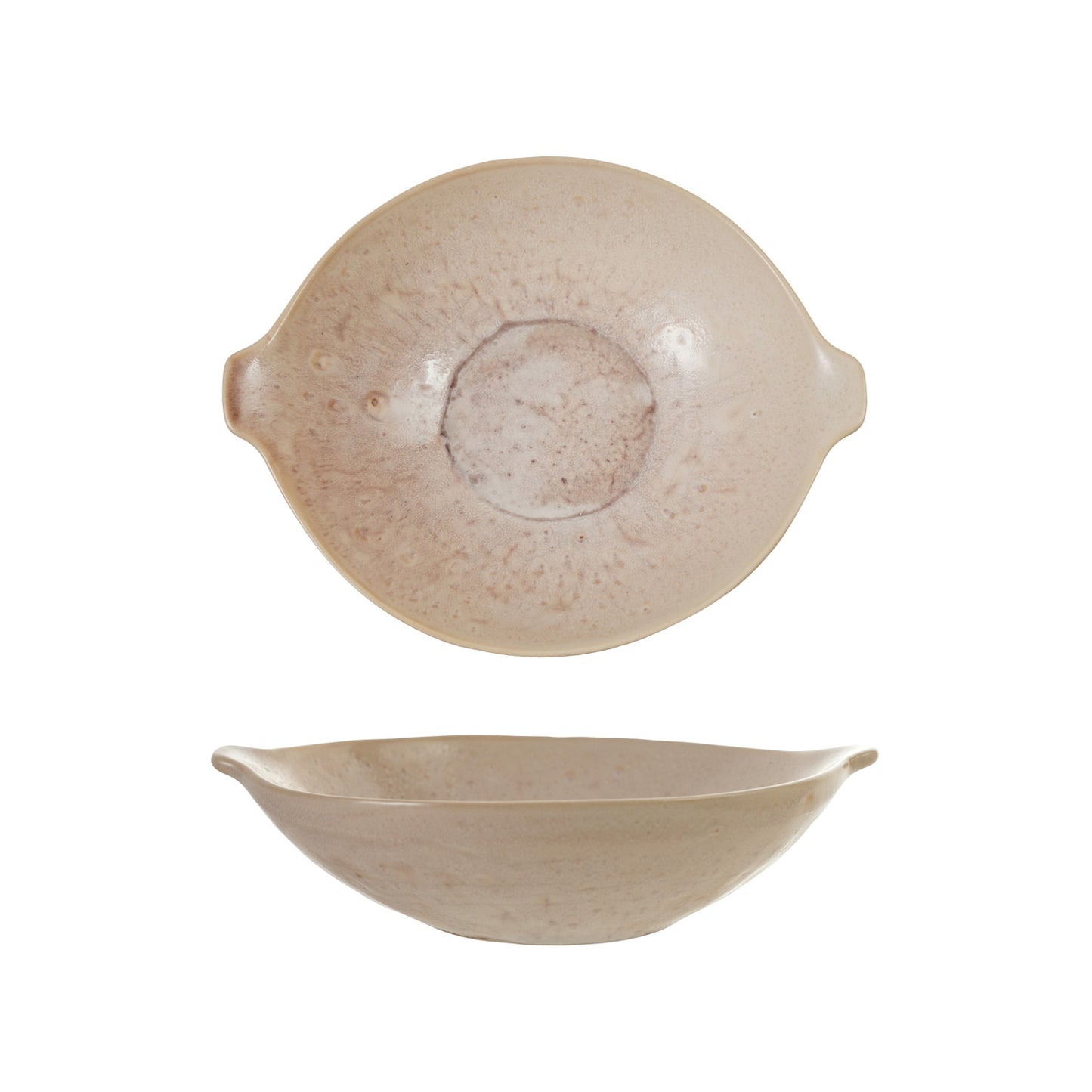 Stoneware Serving Bowl with Handles