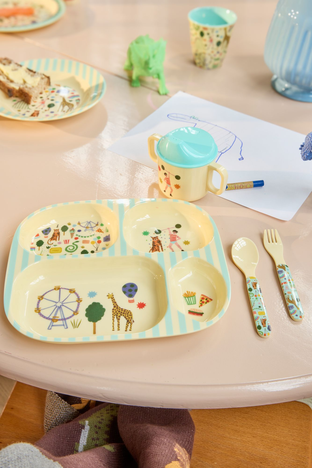 Fun Fair Melamine Kids Plate