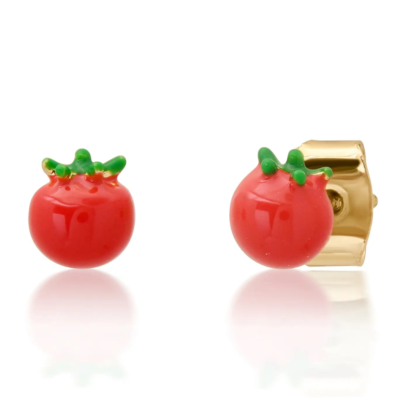 Enamel Post Earrings