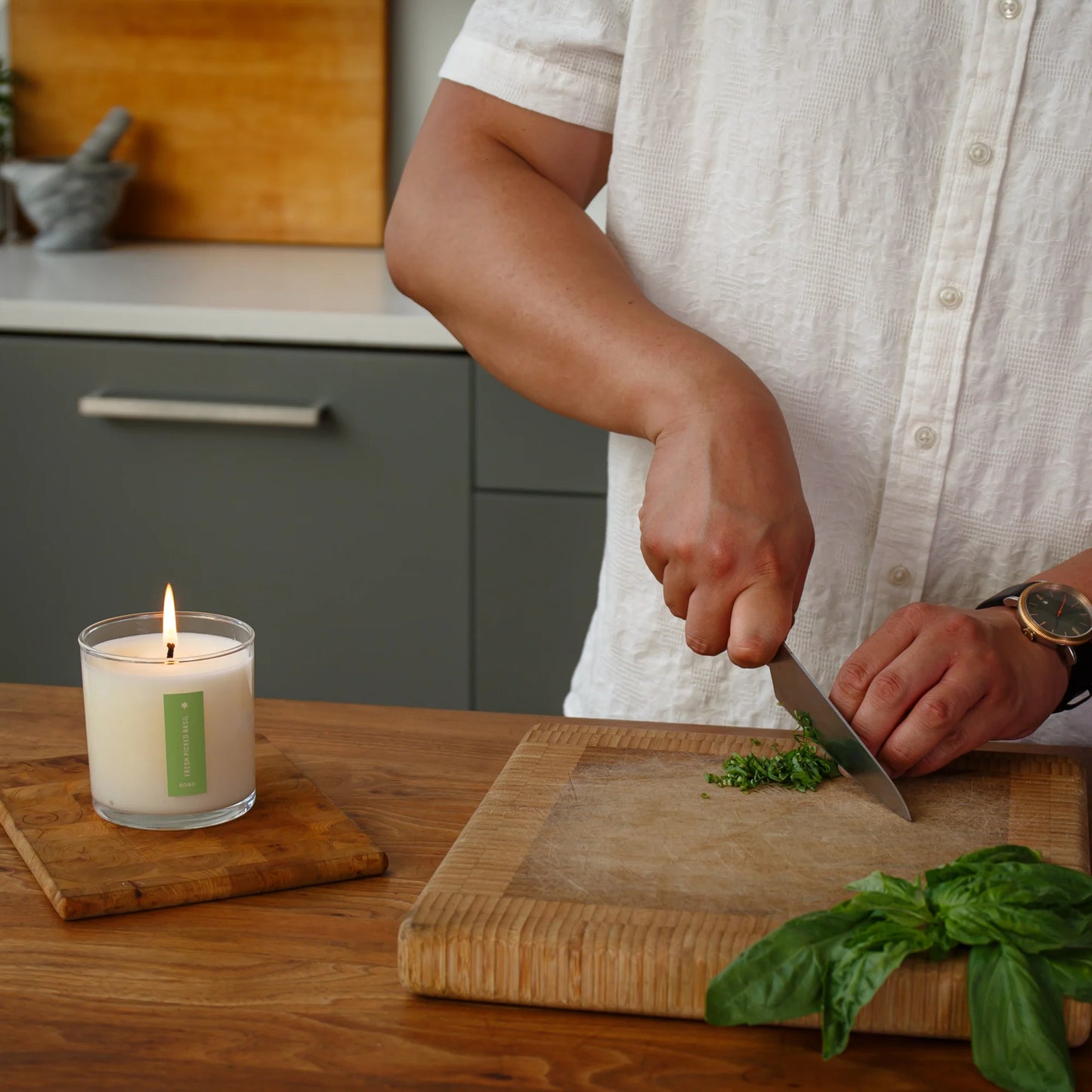 Fresh Picked Basil Candle
